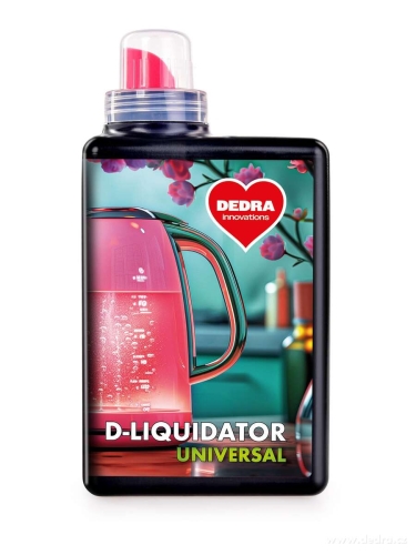 D-LIQUIDATOR universal | Odstraňovač vodního kamene do spotřebičů | ECO koncentrát | 500 ml 