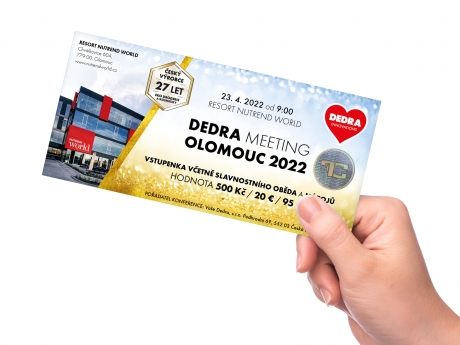 VSTUPENKA DEDRA MEETING OLOMOUC 2022