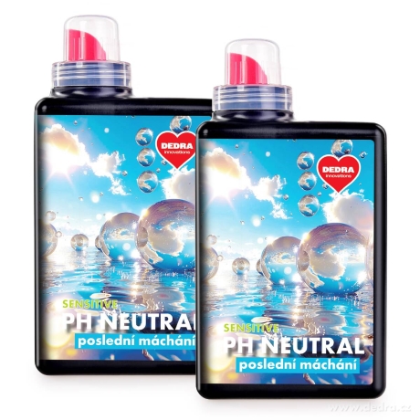 2× PH NEUTRAL | Neutralizátor zbytků praní | citlivá pokožka & bez parfému | SENSITIVE | 2× 1000 ml 