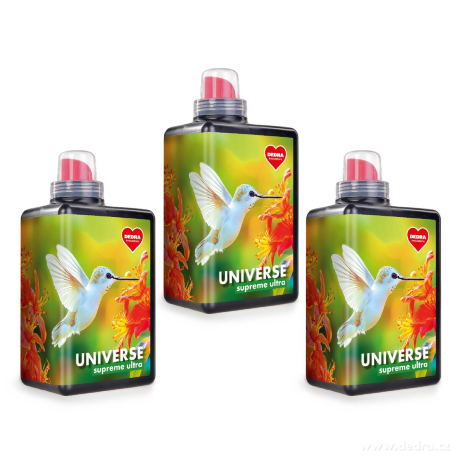 Sada 3 ks univerzální tekutý prací prostředek na šetrné praní prádla, UNIVERSE SUPREME ULTRA 