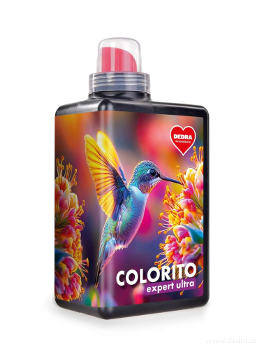 Tekutý prací prostředek na šetrné praní barevného prádla, COLORITO EXPERT ULTRA 